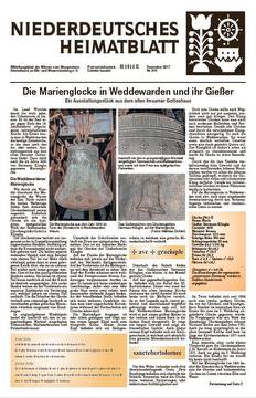 Niederdeutsches Heimatblatt 12/2017 - Männer vom Morgenstern