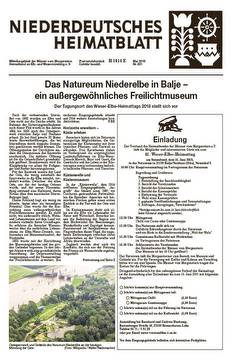 Niederdeutsches Heimatblatt 5/2018 - Männer vom Morgenstern