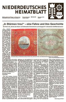 Niederdeutsches Heimatblatt 11/2018 - Männer vom Morgenstern