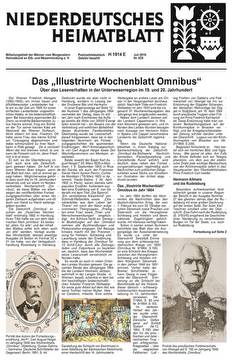 Niederdeutsches Heimatblatt 7/2019- Männer vom Morgenstern