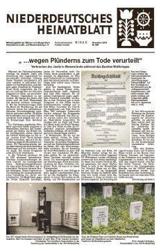 Niederdeutsches Heimatblatt 11/2019 - Männer vom Morgenstern