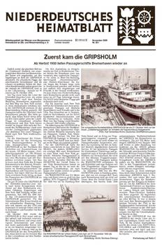 Niederdeutsches Heimatblatt 11/2021 - Männer vom Morgenstern