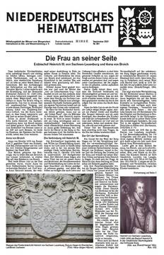 Niederdeutsches Heimatblatt 9/2021 - Männer vom Morgenstern