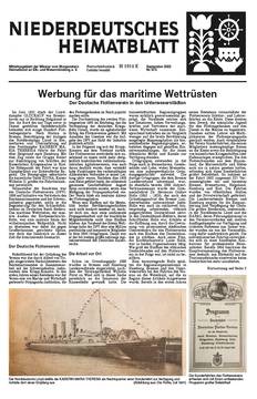 Niederdeutsches Heimatblatt 9/2022 - Männer vom Morgenstern