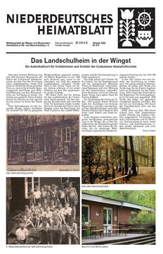 Niederdeutsches Heimatblatt 10/2022 - Männer vom Morgenstern