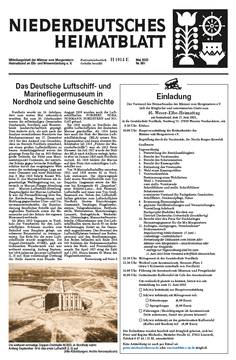 Niederdeutsches Heimatblatt 5/2023 - Männer vom Morgenstern