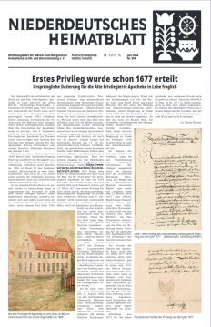 Niederdeutsches Heimatblatt 6/2024 - Männer vom Morgenstern