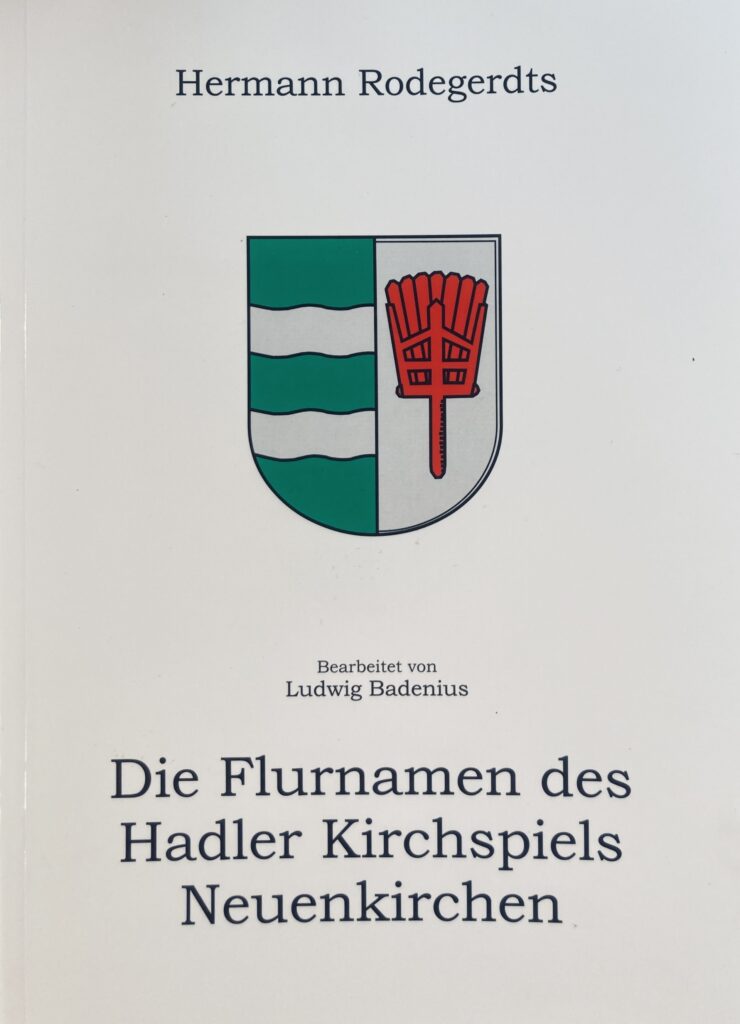 Die Flurnamen des Hadler Kirchspiels Neuenkirchen