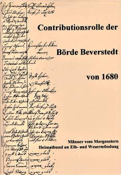 Contributionsrolle der Börde Beverstedt von 1680