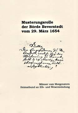 Musterungsrolle der Börde Beverstedt vom 29. März 1654