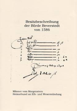 Besitzbeschreibung der Börde Beverstedt von 1586